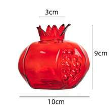 1个优质玻璃石榴花瓶，桌面装饰，花架，水培花盆，适用于家居、餐厅、门厅，是生日、毕业等场合的理想礼物，也是送给女士、母亲、朋友、女友和男友的完美之选。非常适合作为生日、婚礼、周年纪念日、情人节、感恩节和新年惊喜礼物。这款花瓶近乎完美。 - A - 查看 14