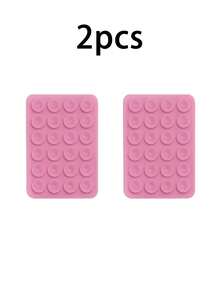 1/2pcs Silicone Suction Cup Phone Case Stand, Phone Holder, Octobuddy, Phone Accessories, Phone Stand, Phone Suction Cup, Octobuddy, Sticky Phone Holder, Phone Back Sticker, Sticky Phone Stand, Suitable For Smartphones