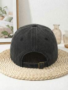 Cocktail Theme "ESPRESSO MARTINI Social Club" Vintage Washed Baseball Cap, Unisex Adjustable Curved Brim Hat, Suitable For Bar Dates, Friend Gatherings & Daily Urban Casual Style - A - View 7