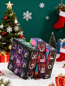3x3x3 Chemical Element Rubik Cube, Creative Educational Toy, Suitable For Students & Adults