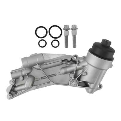 Kit de Cárter de Filtro de Aceite de Motor de Aleación de Aluminio para Aveo Cruze, Prevención de Sobrecalentamiento y Filtración Eficiente, Protege el Motor
