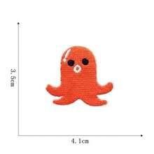 1 miếng vá thêu hình hoạt hình Sushi & Hải sản, có thể ủi lên quần áo, phụ kiện và đồ thủ công DIY - Hình cá hồi sushi, bạch tuộc, trứng cá muối, trứng. - Màu sắc hỗn hợp - Xem 17