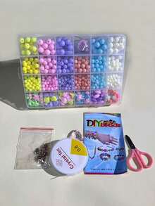 1 Box Handmade Beaded Toys, Wholesale Girls DIY Bracelet Educational Craft Jewelry Materials For Necklace & Bracelet