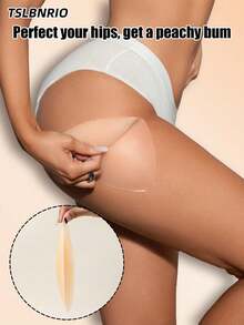 2pcs Reusable Silicone Butt Lifter Pads For Women, Enhances Buttocks Curves, Supports Buttocks For A Fuller Look, Suitable For All Body Types - Multicolor - View 2