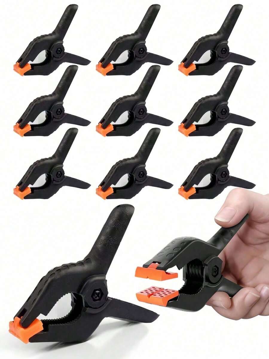 1 pince à ressort robuste, pince pour arche de ballons, pince rotative détachable, pince pour toile de fond, petite pince, convient pour le DIY, les toiles de fond photographiques, solide et durable, applicable pour la fabrication d'artisanat, la décoration de ballons et les fonds photographiques.