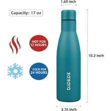 Insulated Water Bottles For Outdoor - 紅色 - 查看 2