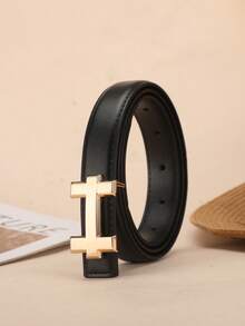 Women's H-Buckle Skinny Waist Belt, Suitable For Dresses And Jeans - Multicolor - View 11