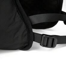 跑步背心、水袋背心、跑步背包、5升容量背包、前置智能手机口袋、男女通用跑步水袋背心、可调节肩带、登山杖固定器 - 黑色 - 查看 6