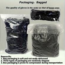 黑色一次性丁腈手套，家用清洁一次性丁腈手套，美发美甲工具，一次性服装