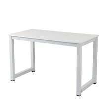 Computer Desk White - White - View 5