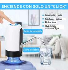 Dispensador de agua recargable para garrafón - Blanco - Ver 2