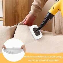 Steam Cleaner Accessories, Universal Reusable Steam Mop Pads, Steam Shot Attachments, Handheld Steam Cleaner Washable Microfiber Cloth - White - View 2
