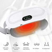 Portable Automatic Heating Pad ForMenstrual Cramps Relief, Adjustable Belt Belly Heatpad Wrap With Massage & Heat Therapy,CordlessComfort For Daily Use, Ldeal Gift Heavy Duty Weightlifting Wrist Straps Waist Trimmer Trainer Belt BackSupport Women's - 粉色 - 查看 6