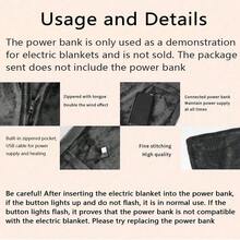 1 件 + USB 插头 + 披肩电热毯 + 3 档温度控制 + USB 供电加热毯 + 保冷 + 办公室腿套保暖毯 + 加热保暖毯 + 柔软舒适亲肤表面 + 在寒冷天气为您提供温暖 - 灰色 - 查看 3
