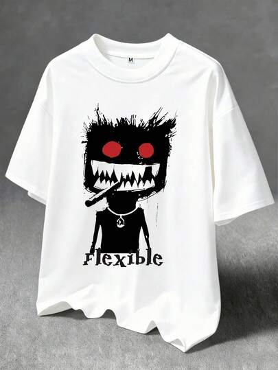 男士印花宽松短袖T恤，百搭显瘦，夏季款