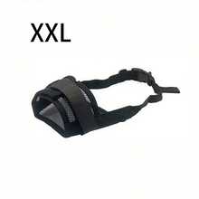 可调节宠物狗软嘴套，网状训练狗嘴套，防咬、防吠、防啃咬，宠物止吠狗嘴套 - 黑色 - 查看 11