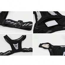 Running Vest With Phone Pocket Lightweight Adjustable Jogging Vest Marathon Run Vest With Pockets For Women Men With Headband Black - Black - View 6