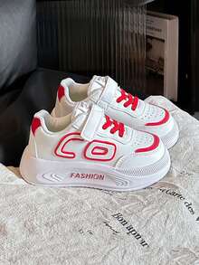 1双男女通用时尚休闲运动鞋，适合2-18岁人群，四季皆宜。 - 紅色 - 查看 3