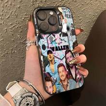 Funda para teléfono con marco flexible y duradero de música country occidental de Morgan Wallens. Adecuada para 17 Pro Max, 17 Air, 16 Pro MAX, 15 Pro Max, 14 Pro, 13 Pro, 12 y 11. Funda personalizada para hombre y mujer. Excelentes regalos para novias, novios y familiares en Navidad y Halloween. - Negro - Ver 1