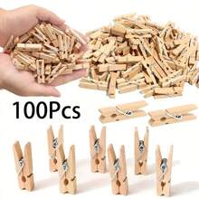 Mini Wooden Clothespins, Small Wooden Clothespins, Clothespins, Handmade DIY Project Clothespins