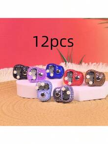 1个/5个/10个装新款计数器，适用于斋月、圣诞节、万圣节、节日等场合，电子手动按钮计数器，迷你便携环形计数器，拇指按压计数器，适合学习、运动和其他计数活动