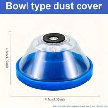 1个工业级重型钻孔除尘系统，带透明圆顶盖和颜色编码连接器 - 兼容无绳电钻、冲击起子和锤钻 - 减少粉尘、提高安全性、高效清洁的配件（钻头防尘罩） - 塑料外壳、中央圆顶和集尘碗设计，有效收集粉尘！适用于直径小于11毫米的钻头。 - 彩色 - 查看 4