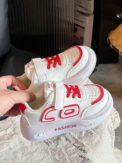 1 Pair Unisex Fashion Casual Sneakers Suitable For 2-18 Years Old, All Season Wear