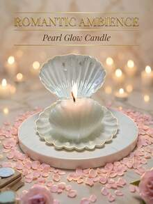 1/5 Pack, 40g Soy Wax Scented Candles, Pearl Shell Candle Set, Lavender Fragrance Candles, Suitable For Bridal Shower, Wedding Favor, Party Decor, Holiday Gift (Pink/Blue), Best For Christmas, Perfect For Thanksgiving - Multicolor - View 11