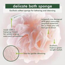 Delicate Bath Sponge, Green, White and Gray, (Pack of 6); Rich Lather, Gentle Cleansing, and Exfoliation for Smoother, Softer Skin,36983218 - Blanco - Ver 5