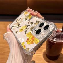 Adecuado para 17 Pro 17Air 17 16PLUS 15 14 13 12 11 Series Funda de Teléfono Transparente, a Prueba de Golpes, Portátil, Funda Suave con Airbag Anticaída de Cuatro Esquinas, Adecuada para Regalos de Navidad y Halloween para Novia, Novio, Familia, Hermanas, Amigos - Colores mixtos - Ver 3
