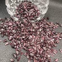 100g, Natural Small Particle Garnet Crystal Crushed Stone, Suitable For Home Decoration, Fish Tanks And Aquarium Rocks, Fountains, Office Decoration, Vase Filling And Plant Laying, Collection, Gift Giving, Etc - Burgundy - View 8