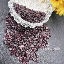 100g, Natural Small Particle Garnet Crystal Crushed Stone, Suitable For Home Decoration, Fish Tanks And Aquarium Rocks, Fountains, Office Decoration, Vase Filling And Plant Laying, Collection, Gift Giving, Etc - Burgundy - View 6