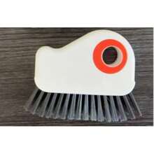 1 件装多色二合一窗槽及边角清洁器,配有可拆卸刷头 - 重型塑料踢脚线清洁器,适用于室内外,符合人体工程学的手柄设计,方便清洁窗台和玻璃轨道 - 彩色 - 查看 18