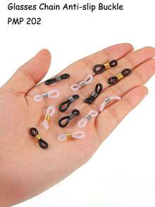 40/20个可调节橡胶眼镜腿连接器，适用于眼镜链、项链、珠宝配件 - 彩色 - 查看 6