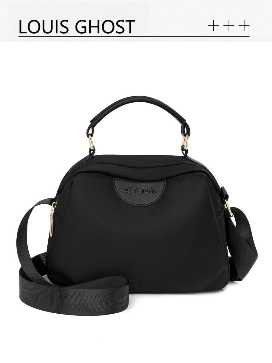 多层小布袋，女士斜挎包，时尚休闲尼龙轻便大容量女士单肩包，适合工作、通勤、日常出行、购物和约会