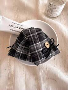 1个复古优雅格纹三角发夹，马尾辫盘发配饰，适合各种造型、海滩度假、日常佩戴，波西米亚风时尚发饰，优雅发夹，时尚发饰，女士发饰 - 彩色 - 查看 15