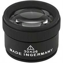 Tangxi 30X Lupa de joyería, Lupa óptica Profesional Gafas 30X Lente de Aumento Jewlries Lupas Herramienta para joyería, Diamantes, Gemas, Monedas, - / - Ver 1