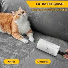 770 Hojas de Rodillos Quita Pelusa,portátil de Quita Pelusa para Ropa,Desmontable Rodillo Quita Pelusa,para en Ropa, Mantas, Alfombras. (Estilo Ⅰ/7pcs) - Estilo Ⅰ/7pcs - Ver 2