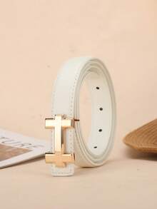 Women's H-Buckle Skinny Waist Belt, Suitable For Dresses And Jeans - Multicolor - View 5