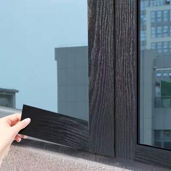 1 Roll 5m/197in Window Frame Decorative Wall Sticker, Door & Window Trim Repair Tape, Home Baseboard Decor