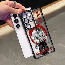 Personalidad Creativa de Alta Gama Estilo Japonés LujosoPatrón de anime de hombre musculosoFunda de teléfono adecuada paraparaSamsungparagalaxia25Borde24S23.S22.2120FE.20UltraA03A04E/M04.A05A064GA134GA154G/5GA255GA32 en español4G555GA03A04A05A12/M12.4GA135G/A04S.dieciséis4G/5Gtres cuadernos5G2020Mástres cuarenta y cuatro21FE.Nota20UltraMás4G5GMarco Electrochapado Cubierta Trasera Transparente Antigolpes - Colores mixtos - Ver 3