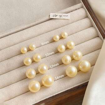 925 Sterling Silver Pearl Earrings, Lightweight Luxury Small Everyday Versatile Fashionable Commuter Earrings For 2026