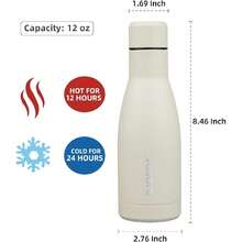 Insulated Water Bottles For Outdoor - Beige - View 2