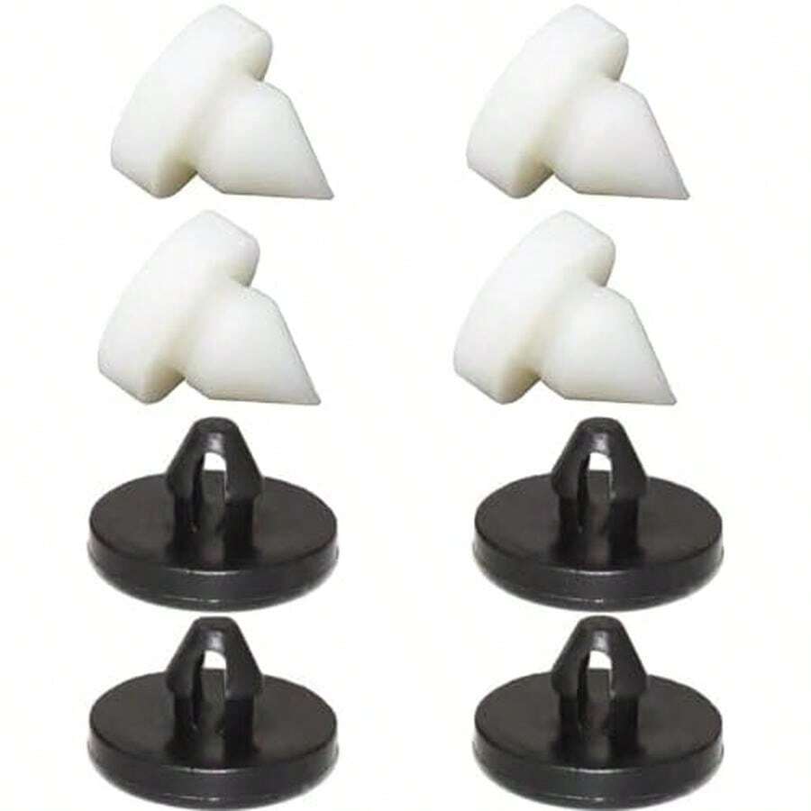 QPINGH 8PCS Brake Pedal Stop Pads, Brake Switch Stopper, Rubber Brake Light Switch Stopper Automotive Clutch Pedal Stopper, Compatible With 90541-06036 46505-SA5-000 - / - View 1