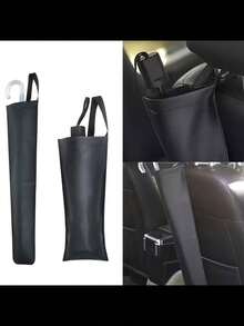 1个通用型汽车雨伞套，座椅靠背雨伞架，人造革汽车雨伞收纳袋，汽车收纳配件 - A - 查看 1