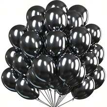 20pcs 10-Inch Chrome Metal Balloons Set, Metal Balloons For Anniversary, Wedding, Birthday Party Decor, Halloween, Christmas Decor, Floating Party Latex Balloons - Multicolor - View 5