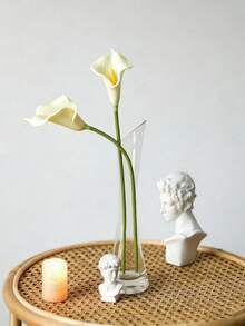 50支/30支/20支/10支/22支/18支/5支/1支 米色仿真花，丝绸莲花，13.4英寸（约34厘米），适用于母亲节、复活节、家居、厨房和婚礼装饰，新娘捧花、胸花、腕花、婚礼拱门、派对装饰、礼品包装、餐厅中心装饰。 - 彩色 - 查看 6