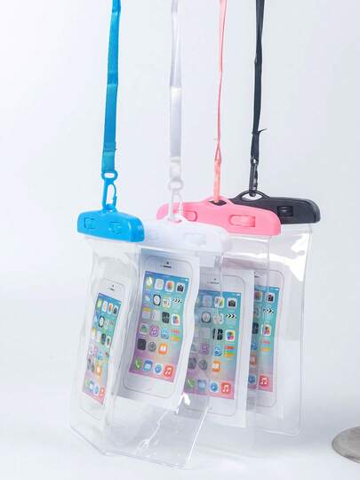 1个防水袋 通用防水手机袋 气囊防水手机袋 游泳水下防水手机套 沙滩手机干袋 适用于智能手机