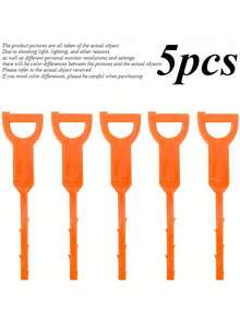 Bộ 1/4 dụng cụ thông tắc cống dài 20 inch, dụng cụ bắt tóc dùng cho bồn rửa nhà bếp, vòi sen, phòng tắm, bồn tắm, hiệu quả trong việc bắt tóc khi thông tắc cống, dụng cụ nhà bếp, phụ kiện phòng tắm. - Nhiều màu - Xem 3