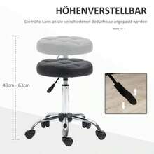 Home Office Chairs - Black - View 4